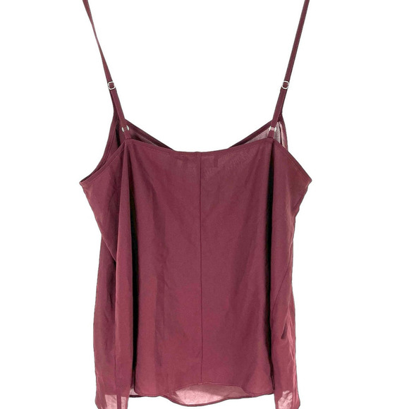 Theory NEW Camisole Adjustable Straps V-Neck Crepe Tank Top Small - Picture 3 of 5